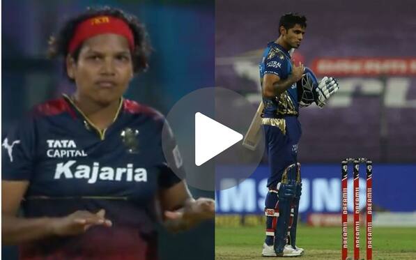 [Watch] Asha Sobhana Takes MI Vs RCB Revenge By Recreating SKY’s Iconic IPL 2020 Gesture
